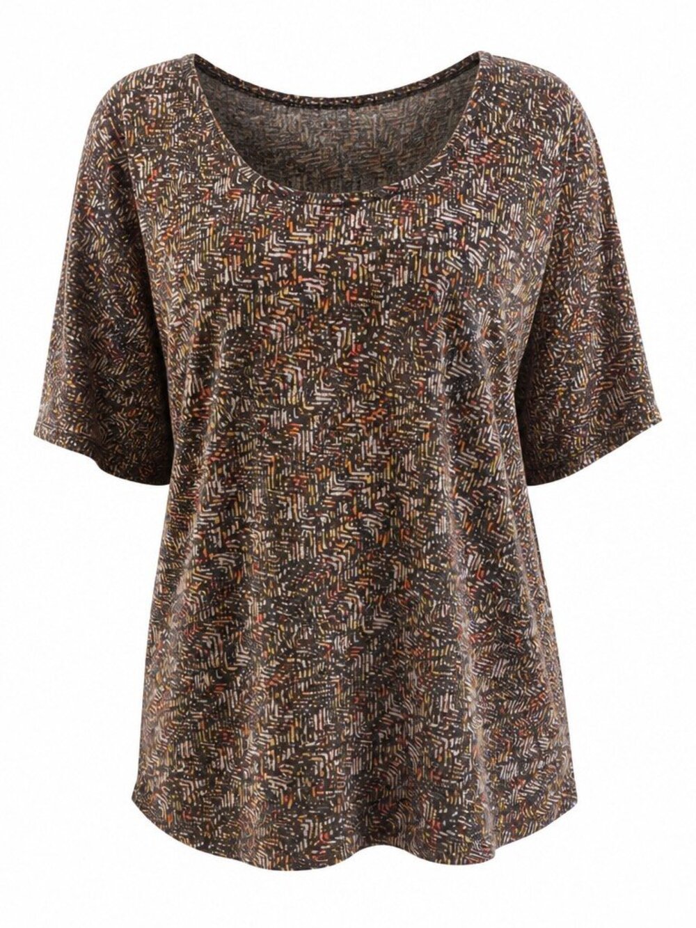 LuLaRoe Women’s Multicolor Scoop Neck Short Sleeve Top Size 2XL